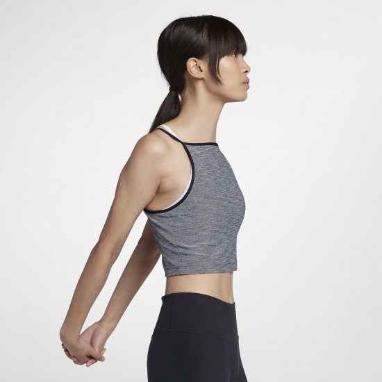 Nike Power Cropped | Black / Heather / Black - Click Image to Close