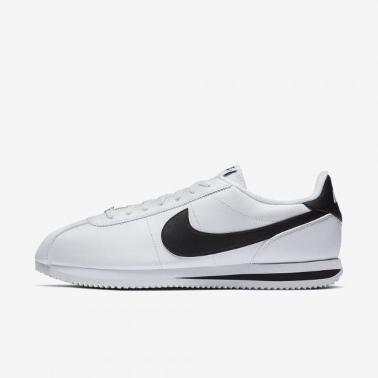 Nike Cortez Basic | White / Metallic Silver / Black - Click Image to Close