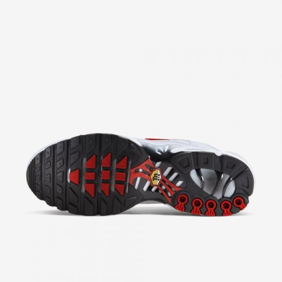 Nike Air Max Plus | White / Pure Platinum / Black / Team Orange - Click Image to Close