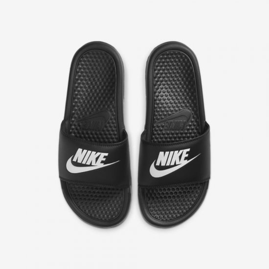 Nike Benassi | Black / Black / White - Click Image to Close