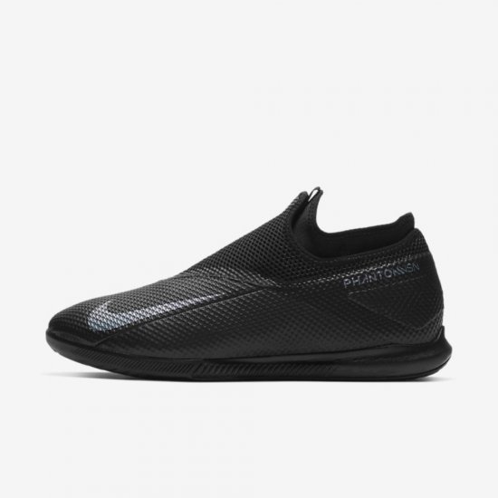 Nike Phantom Vision 2 Academy Dynamic Fit IC | Black / Black - Click Image to Close