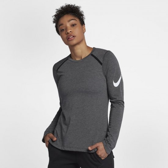Nike Breathe Elite | Charcoal Heather / White - Click Image to Close