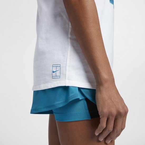 NikeCourt | White / Neo Turquoise - Click Image to Close