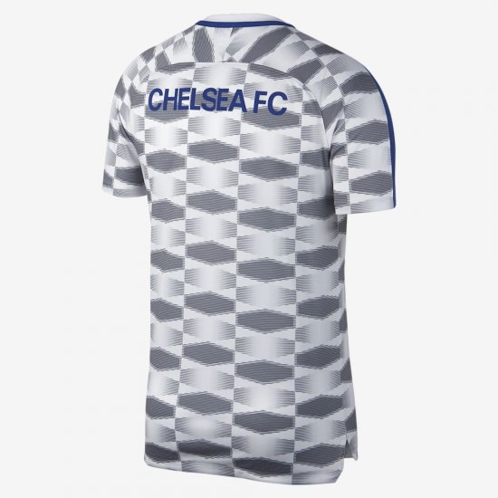 Chelsea FC Dry Squad | White / White / Rush Blue / Rush Blue - Click Image to Close