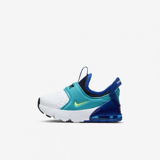 Nike Air Max 270 Extreme | White / Oracle Aqua / Hyper Blue / Ghost Green - Click Image to Close