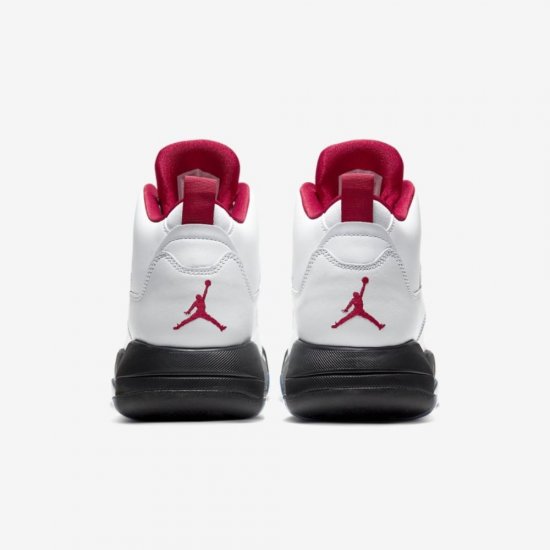 Jordan Maxin 200 | White / Black / Reflect Silver / Gym Red - Click Image to Close