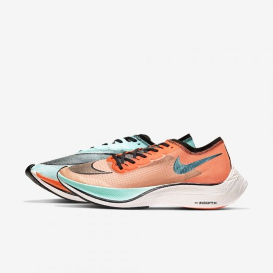 Nike ZoomX Vaporfly NEXT% | Aurora / Black / Summit White / Hyper Crimson - Click Image to Close