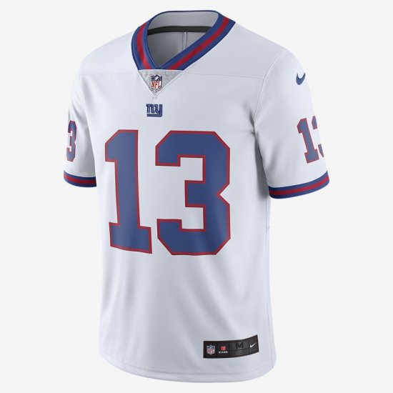 NFL New York Giants Color Rush Limited Jersey (Odell Beckham Jr.) | White - Click Image to Close