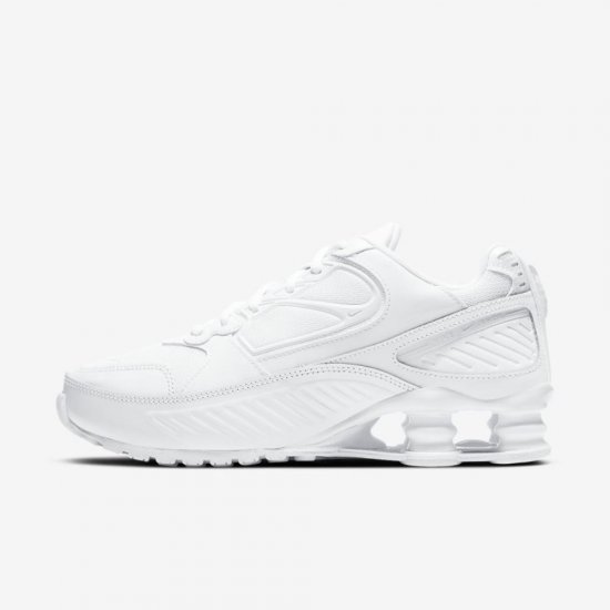 Nike Shox Enigma 9000 | White / White / White - Click Image to Close