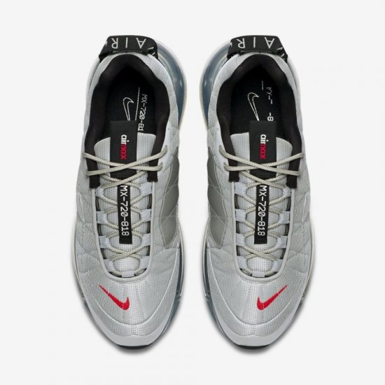 Nike MX-720-818 | Metallic Silver / Black / White / University Red - Click Image to Close