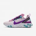 Nike React Element 55 | Magic Flamingo / Eggplant / Oracle Aqua / Vivid Purple