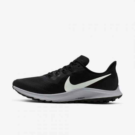 Nike Air Zoom Pegasus 36 Trail | Oil Grey / Black / Wolf Grey / Barely Grey - Click Image to Close