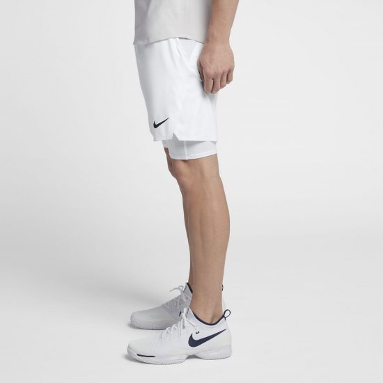 NikeCourt Flex Ace | White / White / White / Black - Click Image to Close