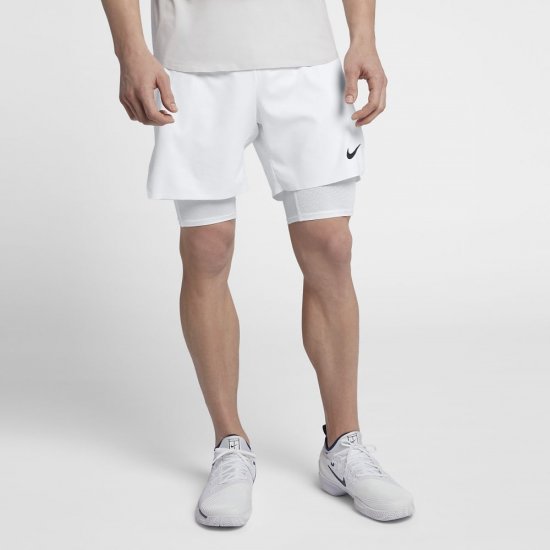 NikeCourt Flex Ace | White / White / White / Black - Click Image to Close