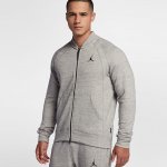 Jordan Lifestyle Fleece Bomber | Dark Grey Heather / Black
