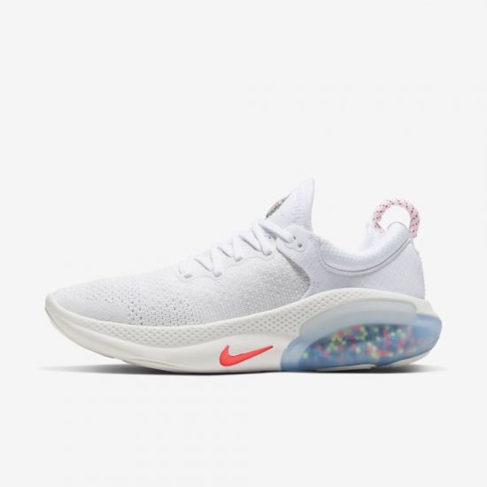 Nike Joyride Run FlyKnit | White / Platinum Tint / Bright Crimson / Lava Glow - Click Image to Close