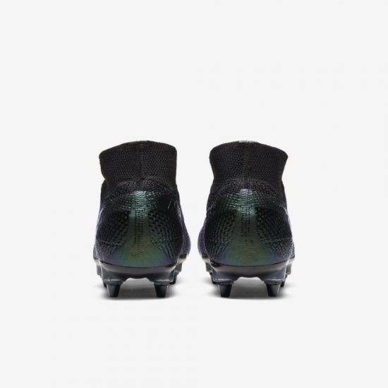 Nike Mercurial Superfly 7 Elite SG-PRO Anti-Clog Traction | Black / Black - Click Image to Close