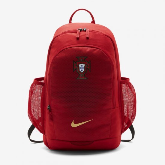 Portugal Stadium | Gym Red / Gym Red / Metallic Gold - Click Image to Close