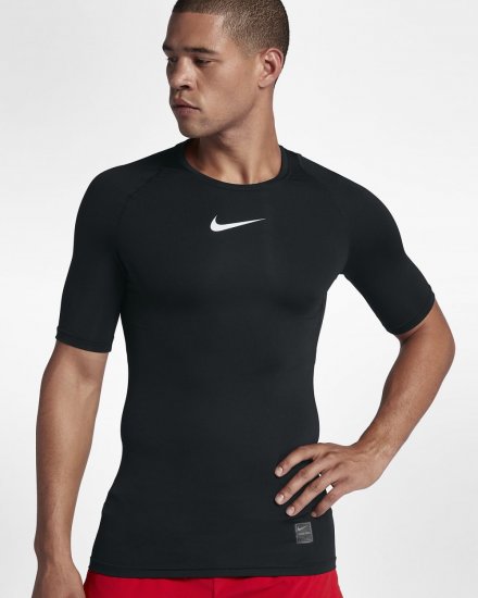 Nike Pro | Black / White / White - Click Image to Close