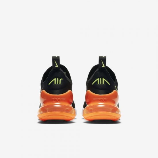 Nike Air Max 270 | Black / Total Orange / Dark Smoke Grey / Ghost Green - Click Image to Close