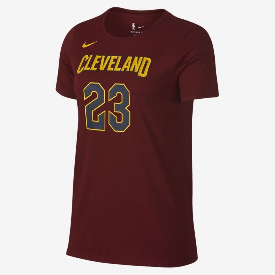 LeBron James Cleveland Cavaliers Nike Dry | Team Red - Click Image to Close