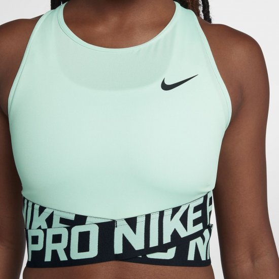 Nike Pro Cropped | Igloo / Black / Black - Click Image to Close