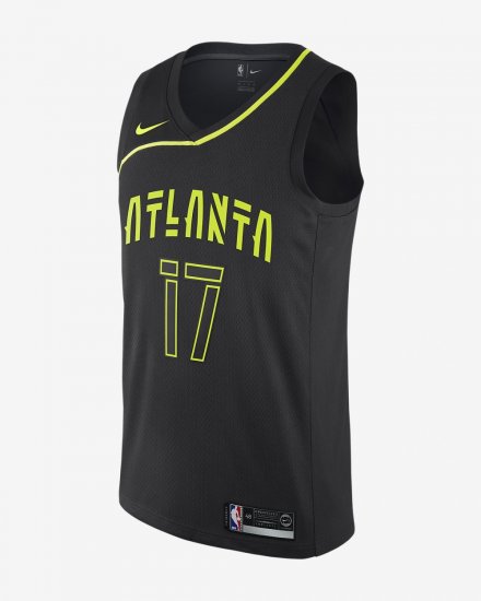 Dennis Schr?der City Edition Swingman Jersey (Atlanta Hawks) | Black - Click Image to Close