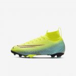 Nike Jr. Mercurial Superfly 7 Elite MDS FG | Lemon Venom / Aurora / Black