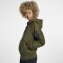NikeLab Collection Mixed Fabric Bomber | Olive Canvas / Black
