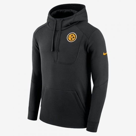 Nike Fly Fleece (NFL Steelers) | Black / University Gold - Click Image to Close