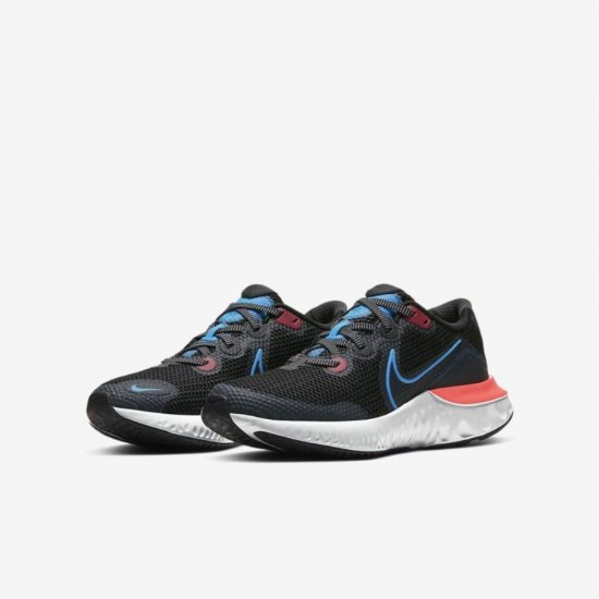 Nike Renew Run | Black / Laser Crimson / Dark Smoke / Laser Blue - Click Image to Close
