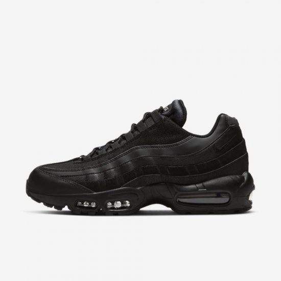 Nike Air Max 95 Essential | Black / Dark Grey / Black - Click Image to Close