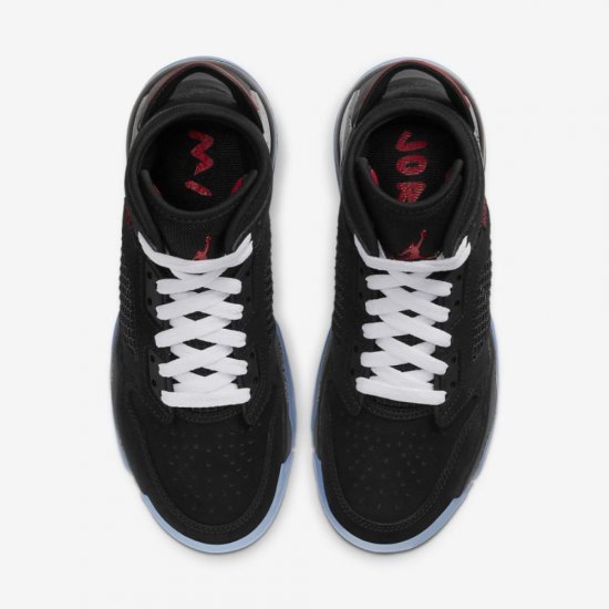 Jordan Mars 270 | Black / Fire Red / White / Reflect Silver - Click Image to Close