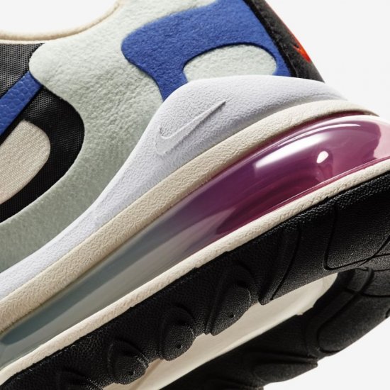 Nike Air Max 270 React | Fossil / Black / Pistachio Frost / Hyper Blue - Click Image to Close
