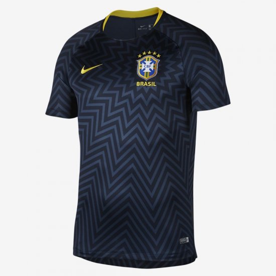 Brasil CBF Dri-FIT Squad | Armoury Navy / Armoury Navy / Midwest Gold - Click Image to Close