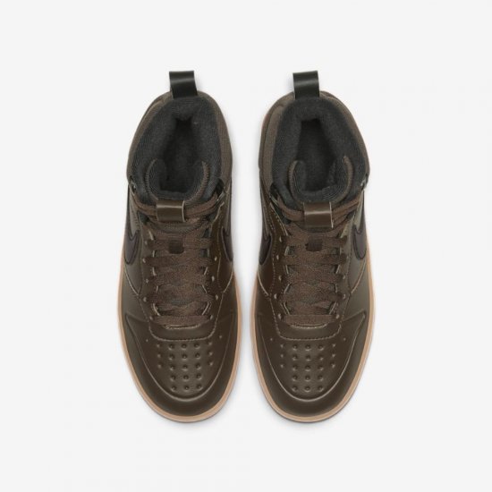 Nike Court Borough Mid 2 Boot | Baroque Brown / Gum Medium Brown / Black - Click Image to Close