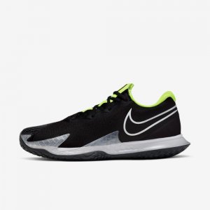 NikeCourt Air Zoom Vapor Cage 4 | Black / Volt / Dark Smoke Grey / White