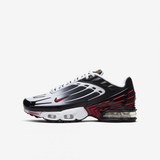 Nike Air Max Plus 3 | Black / White / Black / University Red - Click Image to Close