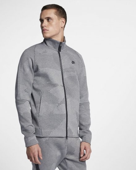 Nike Sportswear Tech Fleece | Carbon Heather / Black - Click Image to Close