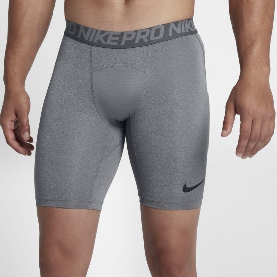 Nike Pro | Carbon Heather / Dark Grey / Black - Click Image to Close