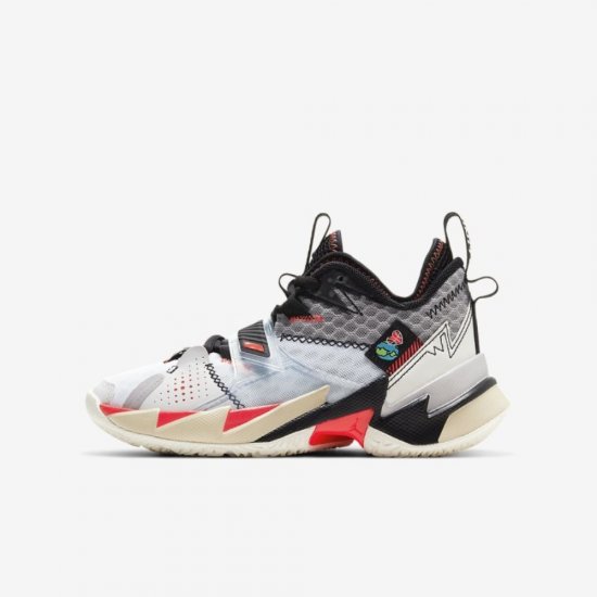 Jordan 'Why Not?' Zer0.3 | White / Black / Metallic Silver / University Red - Click Image to Close