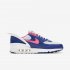 Nike Air Max 90 FlyEase | White / White / Deep Royal Blue / Hyper Pink