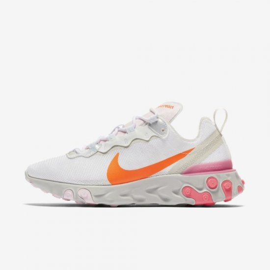 Nike React Element 55 | White / Digital Pink / Pink Foam / Hyper Crimson - Click Image to Close