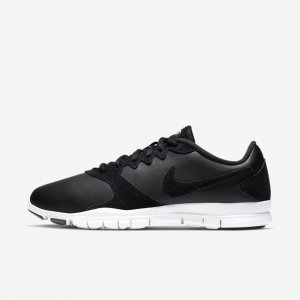 Nike Flex Essential TR Leather | Black / White / Light Crimson / Black