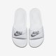 Nike Benassi | White / Metallic Silver Nike Benassi | White / Metallic Silver