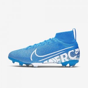 Nike Jr. Mercurial Superfly 7 Elite FG | Blue Hero / Obsidian / White