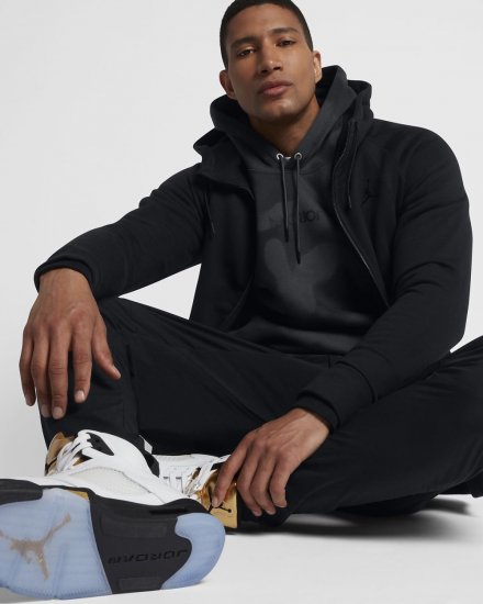 Jordan Lifestyle Wings Fleece | Black / Black - Click Image to Close