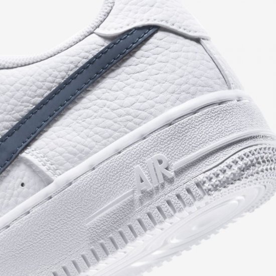 Nike Air Force 1 | White / Light Smoke Grey / Obsidian - Click Image to Close