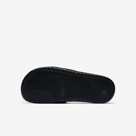 Nike Benassi | Black / Black / Vivid Pink - Click Image to Close