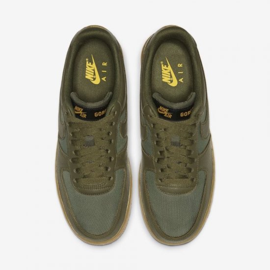 Nike Air Force 1 GORE-TEX ? | Medium Olive / Gold / Black / Sequoia - Click Image to Close